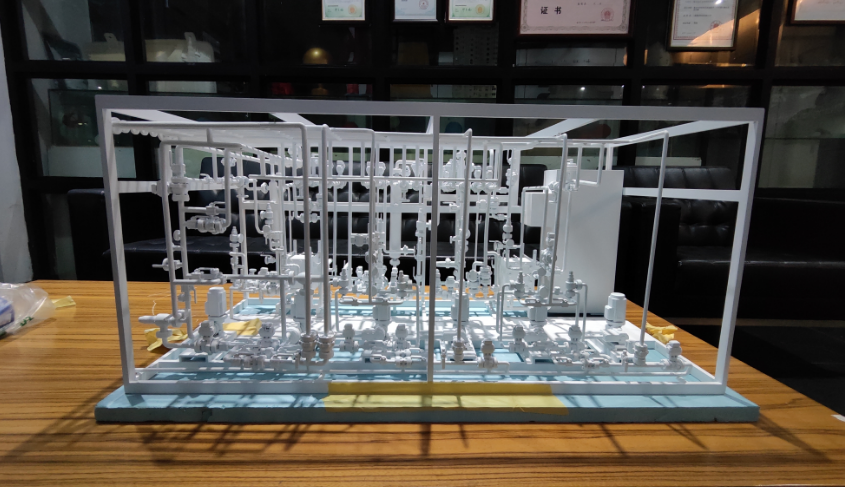 借助3D建模与3D打印技术进行工厂微缩模型制作