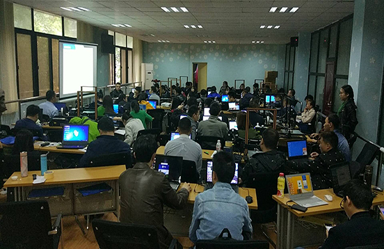 3D打印创客教育活动现场