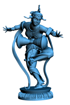 3D打印机打印大型雕塑&mdash;&mdash;敦煌壁画（三维数据）